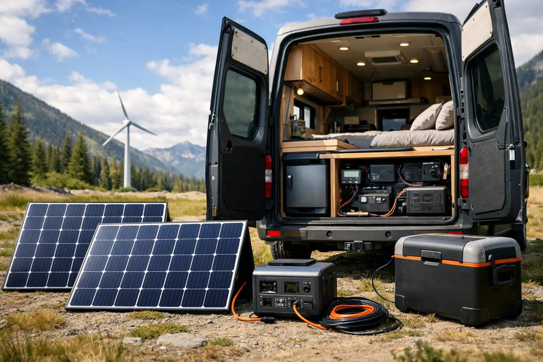 Off grid systeem camper slim opbouwen