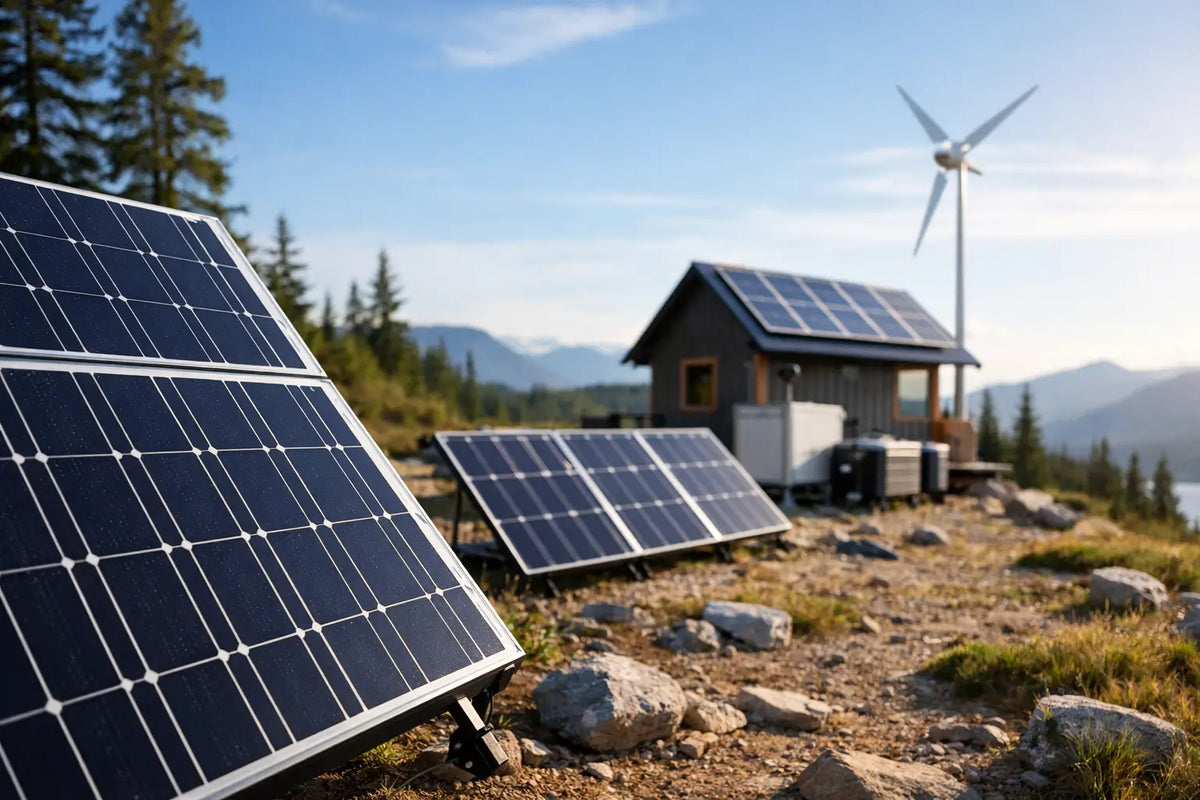 Zonnepanelen vergelijken voor off-grid stroom