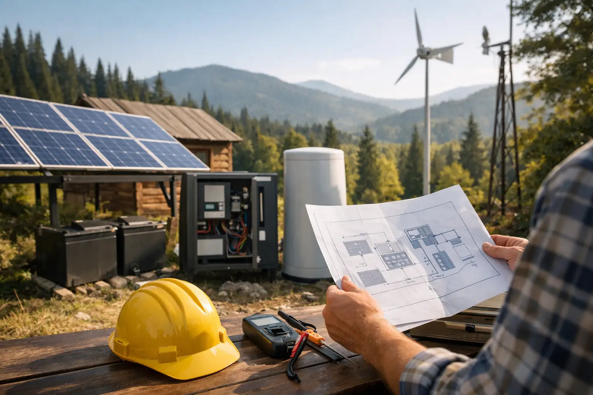 Een off grid systeem opbouwen in 7 stappen