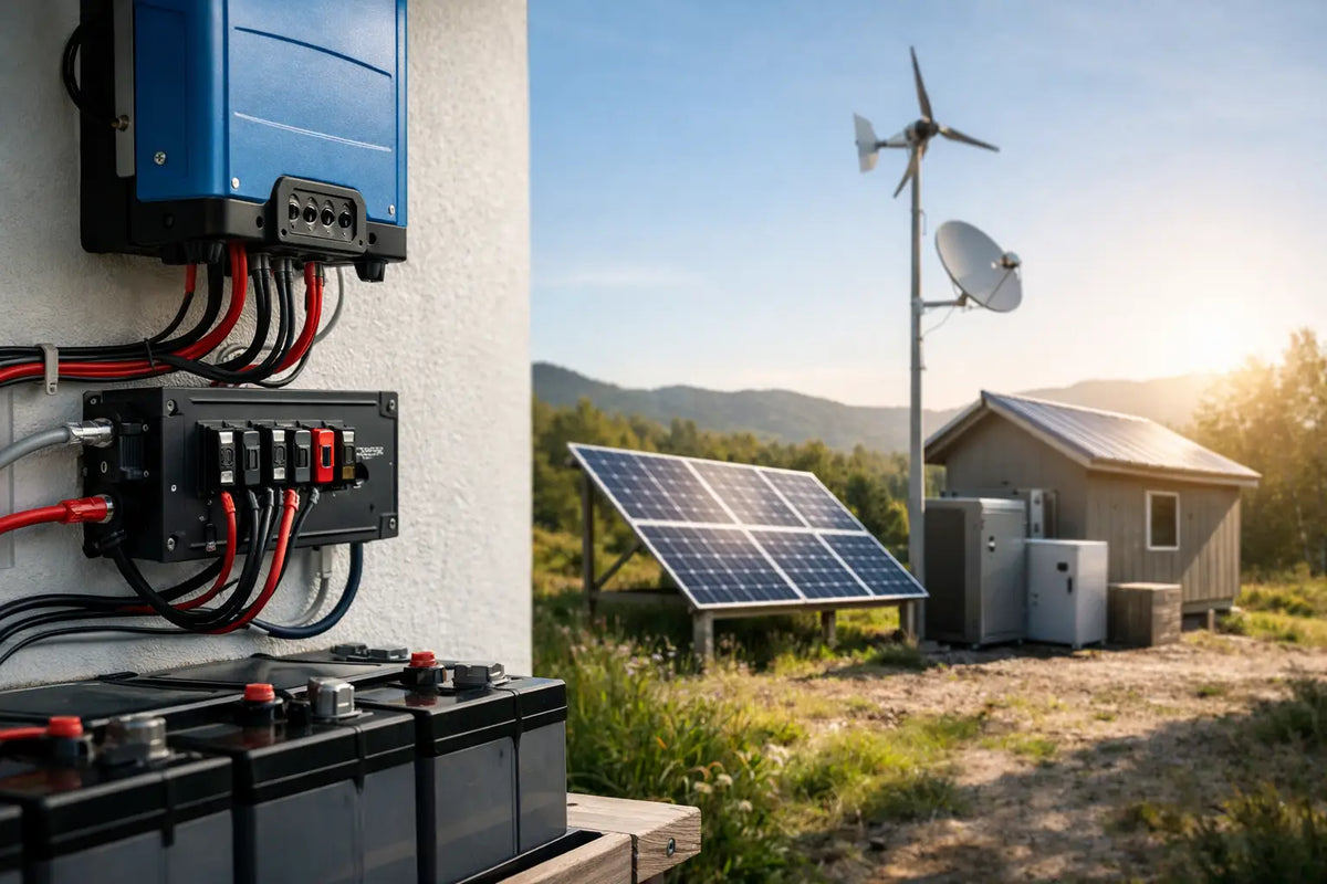 DC distributie systeem gids voor off-grid stroom