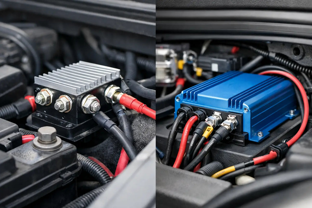 Isolator versus DC-DC-lader vergelijken