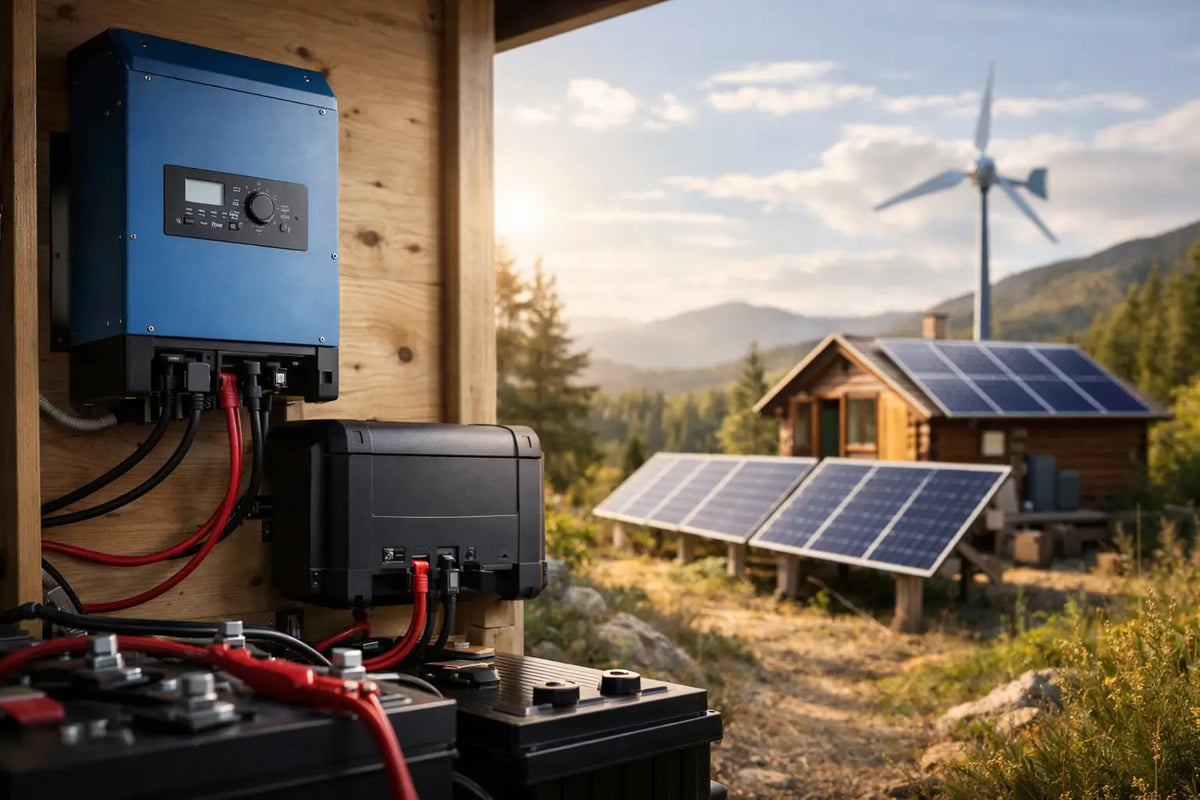 Omvormer met lader vergelijken voor off-grid