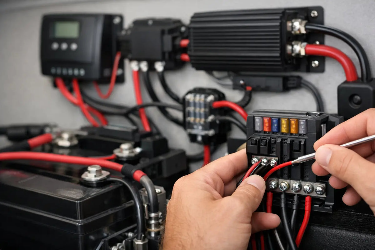 DC distributiesysteem 12V veilig opbouwen